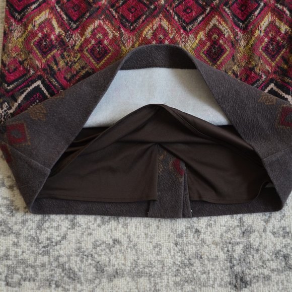 J. Jill Patterned Slip On Stretch Skirt Size Small P - Picture 4 of 11